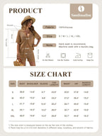 Fisoew Women'S 2-Piece Crochet Bathing Suit Cover up Set, Short-Sleeve V-Neck Button Top & Drawstring Shorts, Beachwear Cover up for Swimsuits